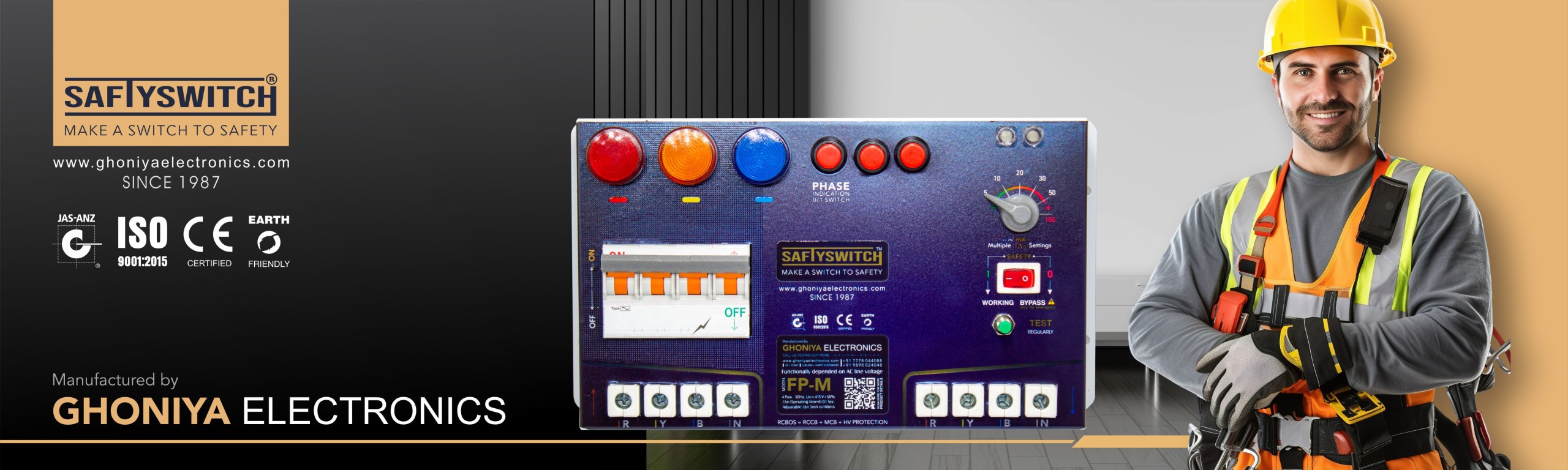 THREE PHASE RCCB ELCB